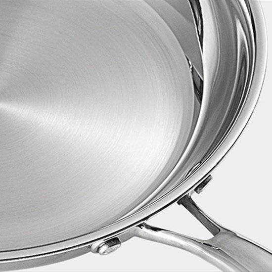 Stainless Steel Pan, Oven Skillet Cooking Pan, Sturdy Deep Pot Steaks and Eggs, Bucket and Frying Pans, 19.09x11.81x3.15 inches Stainless Cookware for Home and Kitchen — afbeelding 5