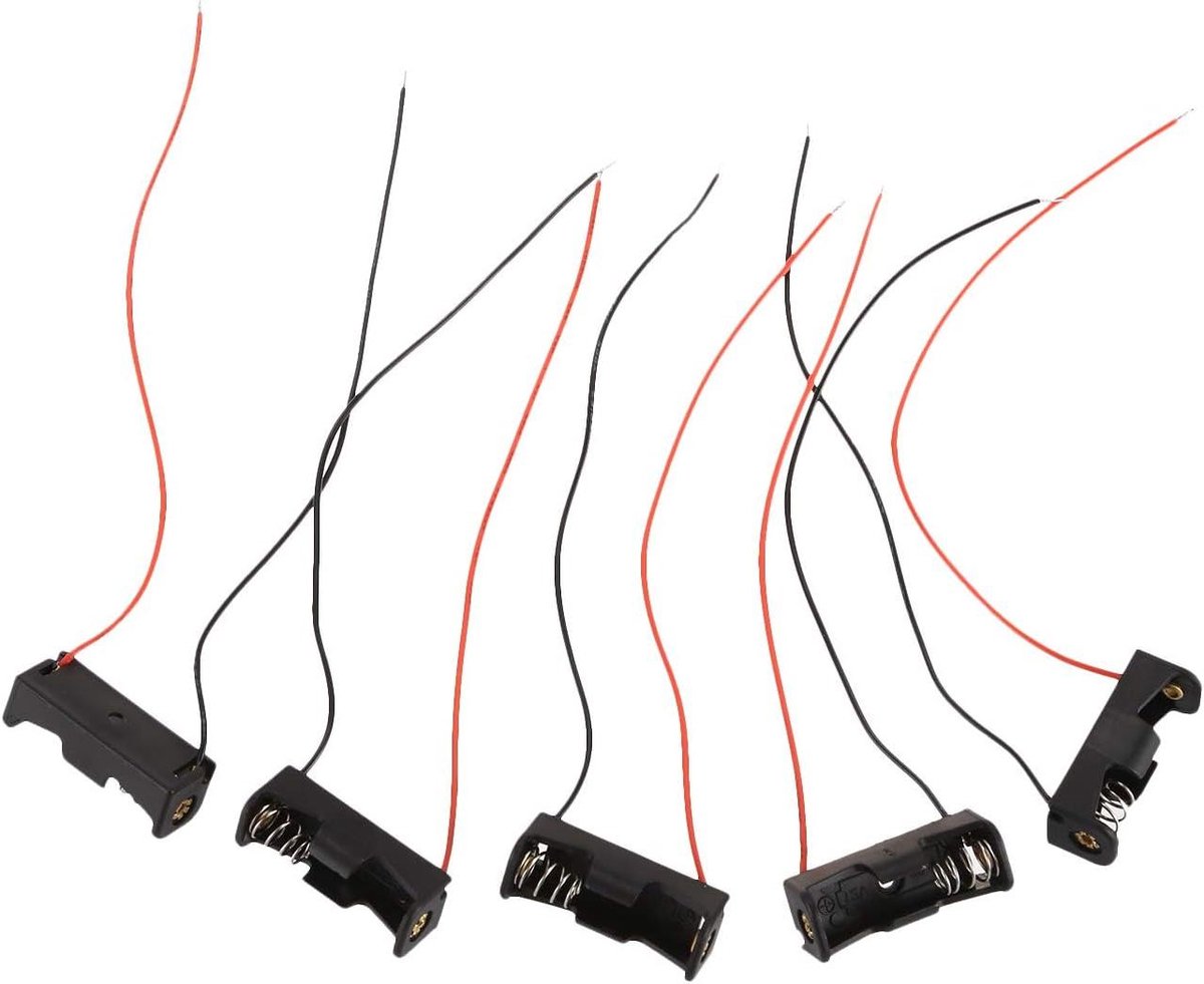 Batterij Houders - 5 Stuks - Apparaten Voeden - Compact Ontwerp - 12V - Zwart