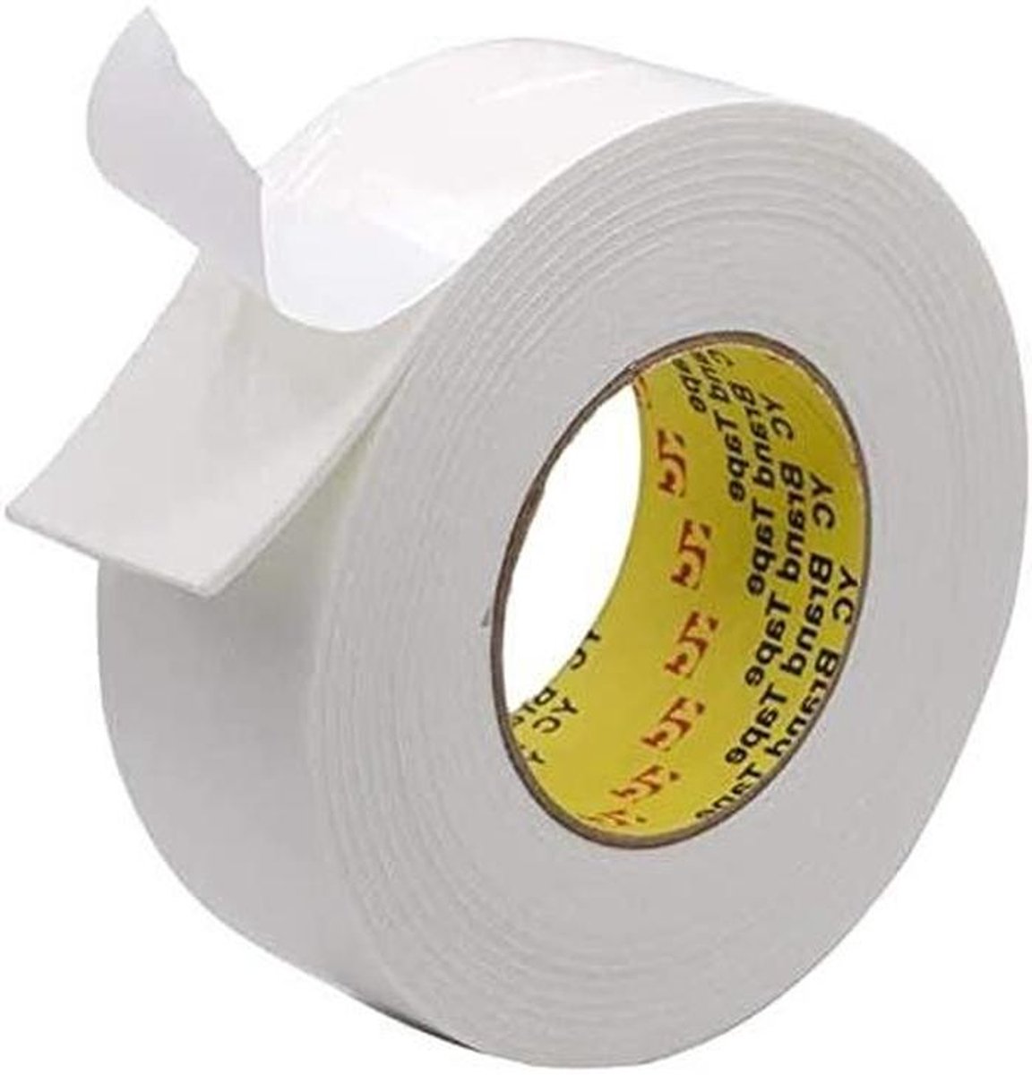 Zelfklevende Pads - Schuim Tape - Afwerking en Isolatie - Dubbelzijdig Acryl - 18MM-50M - Wit