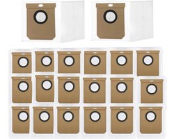 20-delige set stofzakken compatibel met Eufy Clean L60 SES / L60 Hybrid SES / L50 SES robotstofzuigers stofzakken-met grote capaciteit van 2,5 liter,