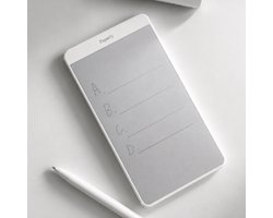 Paperly Go schrijfbord zonder inkt - 5,5 inch smartphoneformaat - magnetisch memobord voor koelkast - herbruikbaar alternatief voor sticky notes