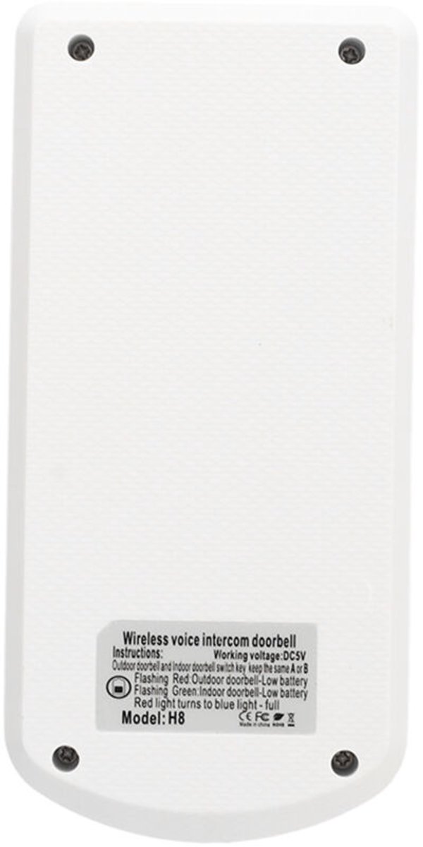 Store_9 - Draadloze Intercom Deurbellen - Waterdichte Deurbel - 3280ft Bereik - Elektronische Intercom - Thuisgebruik - Intelligente Deurbel — afbeelding 4