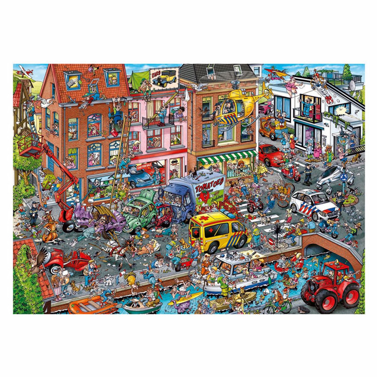 Ravensburger Ray's Comic Series - Time Travel 3 - Modern Time - 1000 stukjes Legpuzzel — afbeelding 3