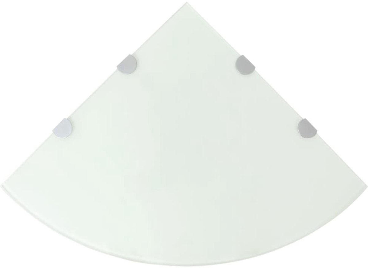 Hoekschappen - Set van 2 - 45x45 cm - Wit
