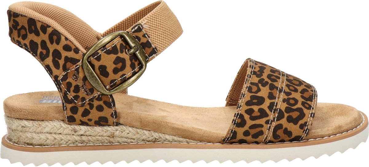 Bobs Hands Free Slip-In Desert Kiss dames sandaal - Leopard - Maat 37