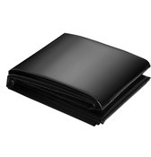 Vijvervoering 20 Mil - Voor Zwembad, Vijver & Watervaltuin - Buigbaar LLDPE Materiaal met Eenvoudig Snijbare Onderlaag - Voor Visvijvers & Landschapsarchitectuur - zwart-610x762 cm