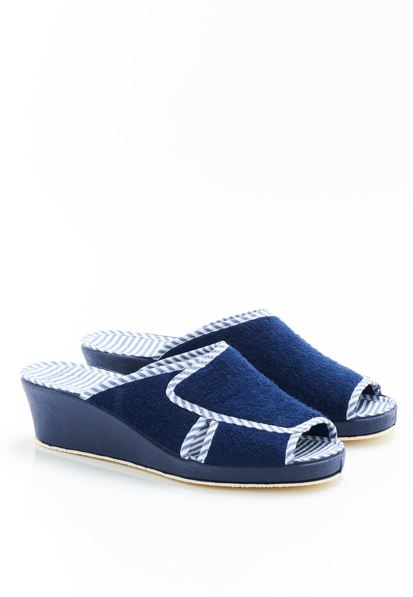Damart - Sierlijke muiltjes - Dames - Blauw - 36