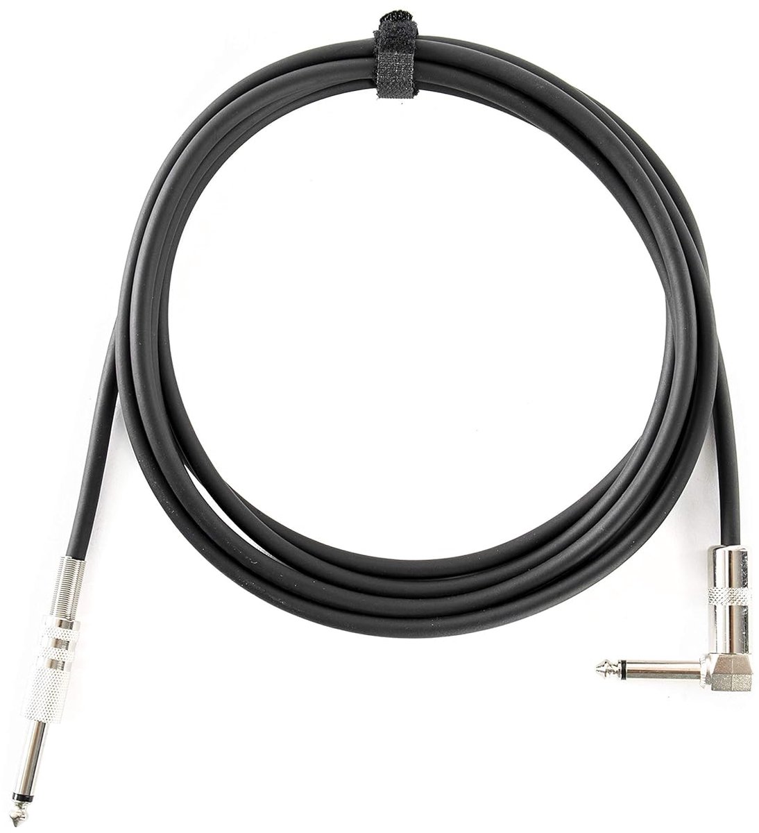Gitaarkabel - Muziek kabel - Instrument aansluiten - Koperen geleider - 1 meter - Zwart