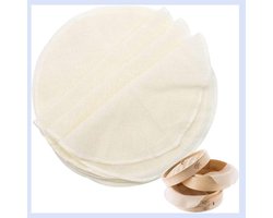 Stoommat Katoen - Dampende Mat - Dim Sum Stomen - Herbruikbaar - 28 cm - Wit