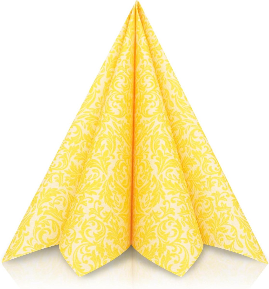 Gele servetten - Textiel servetten - Tafeldecoratie - Airlaid kwaliteit - 40x40cm - geel