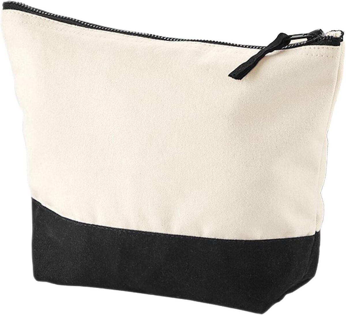 Canvas Tas - Accessoire Tas - Opbergen - Versterkte Bodem - 23 x 23 x 11 cm - Natuurlijk Zwart