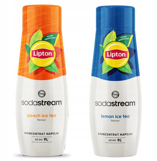 SodaStream Lipton - Limonadesiroop - IJsthee Perzik & Citroen