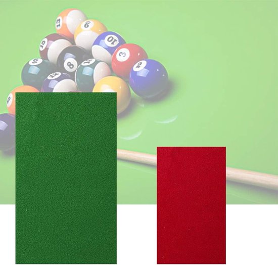 Biljart Tafelkleed - Pooltafel Laken - Professioneel Biljarten - Nylon Zachte Vezel - 2.8 plus 1 Meter - Groen — afbeelding 4