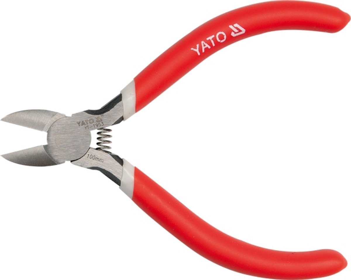 Yato YT-1953 - Precieze Zijkniptang - Stalen Bladen - 100mm - Ergonomische Handgreep