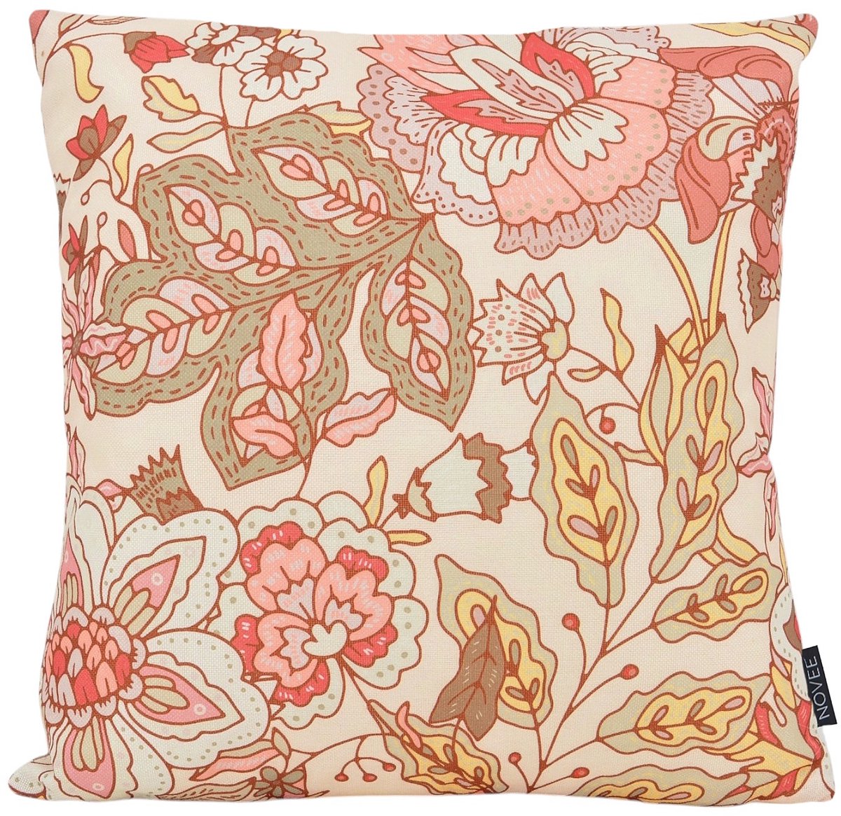 NOVÉE Vintage Botanical - Outdoor Kussenhoes | 45x45 cm | Katoen/Polyester multi