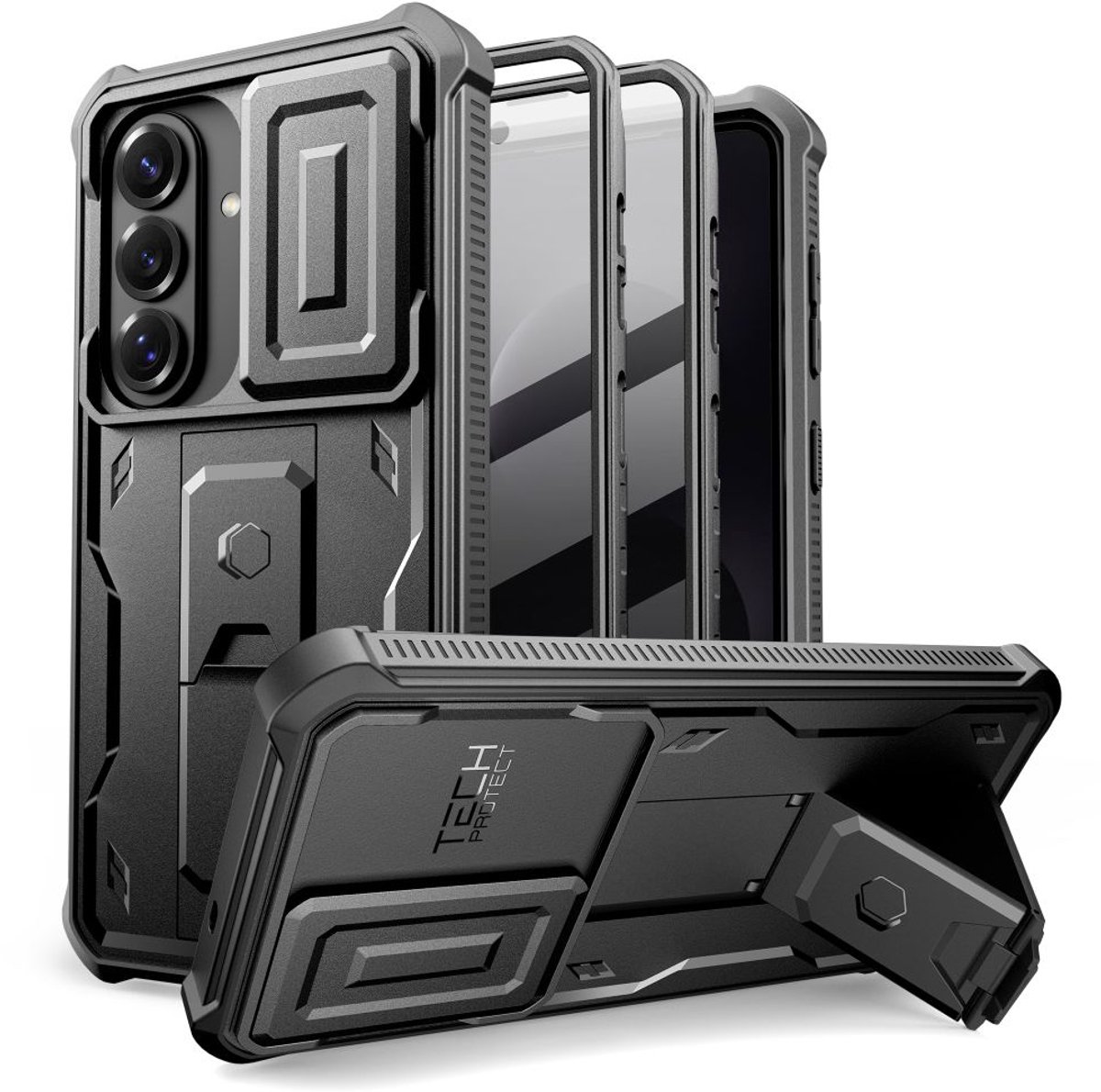 Geschikt voor Samsung Galaxy S26 Tech Protect 360 graden bescherming