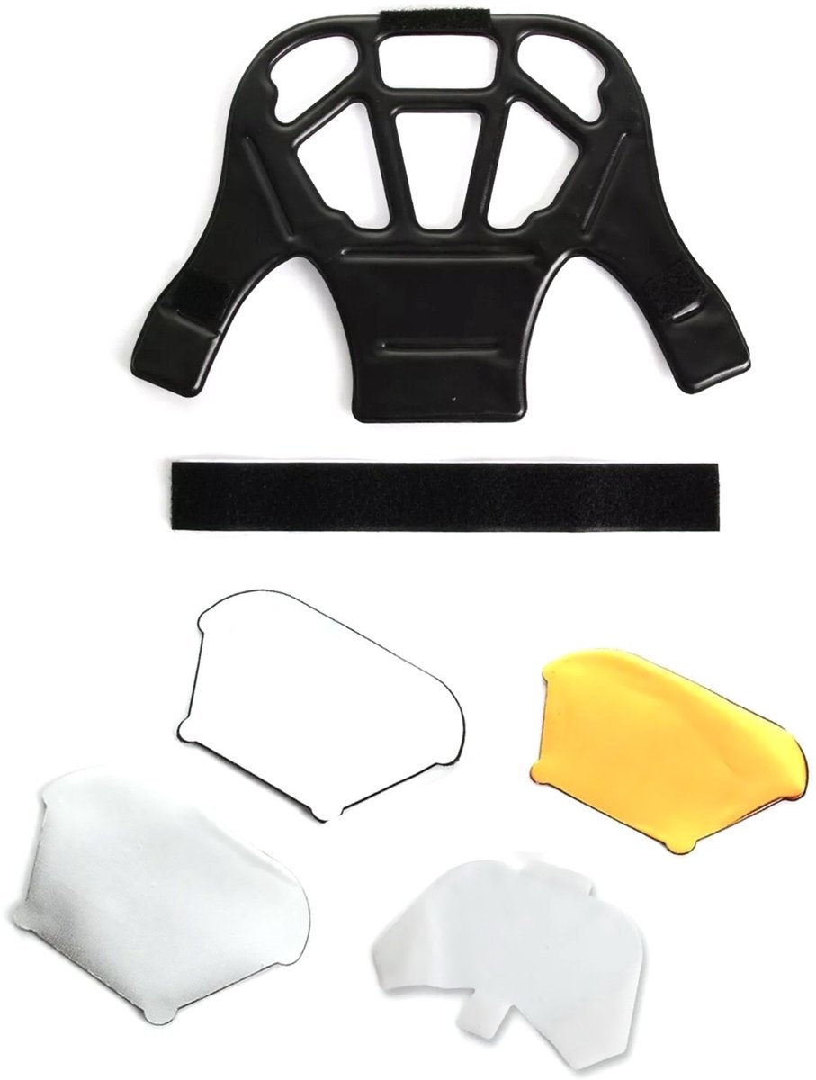Geschikt voor Camera Flash Diffuser Light Bounce 3 Color Reflector Board Geschikt voor Nissin Geschikt voor Canon