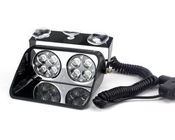 LED Stroboscoop Verlichting - Noodverlichting Auto - Waarschuwing Signaal - Hoge Vermogen LED - 14 x 12 x 7 cm