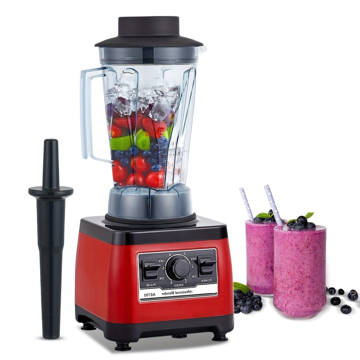 Blender – Smoothiemaker – Sapjesmaker – Keukenmixer – Mixer – 2200W Motor – Duurzaam Design