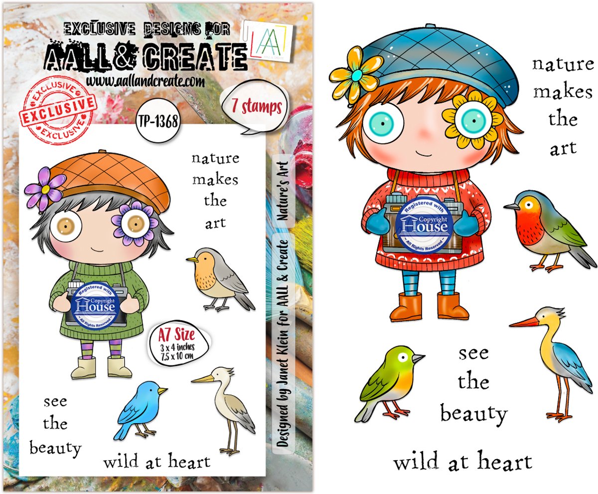 Aall & Create clearstamps A7 - Nature's art