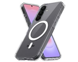 Hoesje Geschikt voor Samsung A37 - Transparant - Geschikt voor MagSafe - Slank - magnetisch - Shock proof