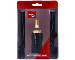 Vacu Vin Active Cooler Wine Sleeve | Wijnkoeler | Zwart