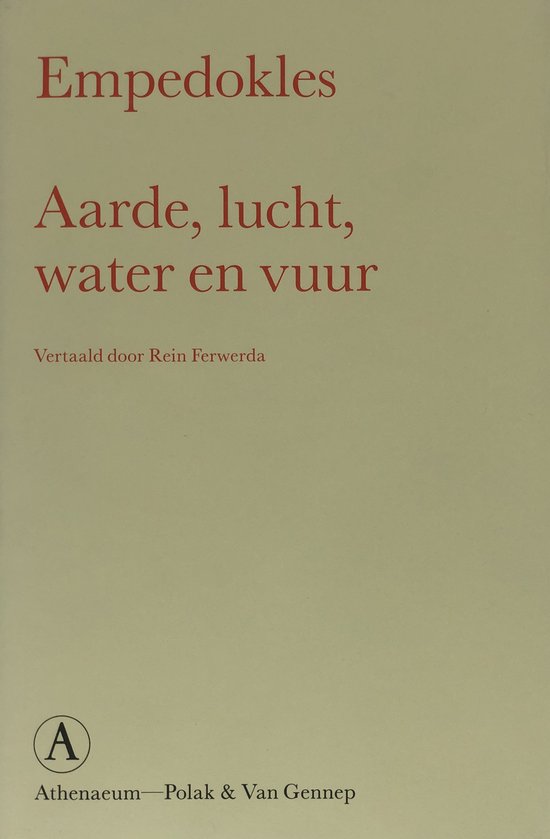 Aarde Lucht Water En Vuur