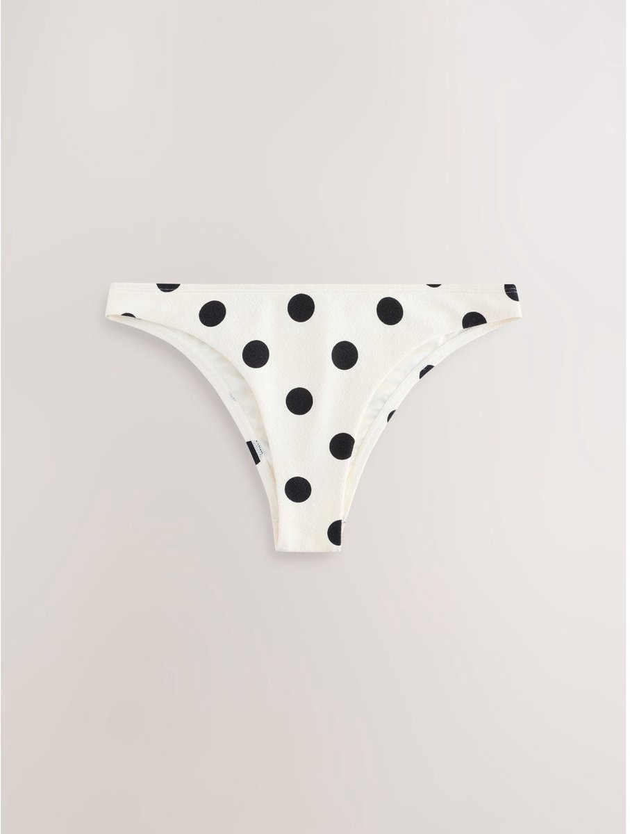Next - Dames - Hoog opgesneden bikinibroekje - Crème