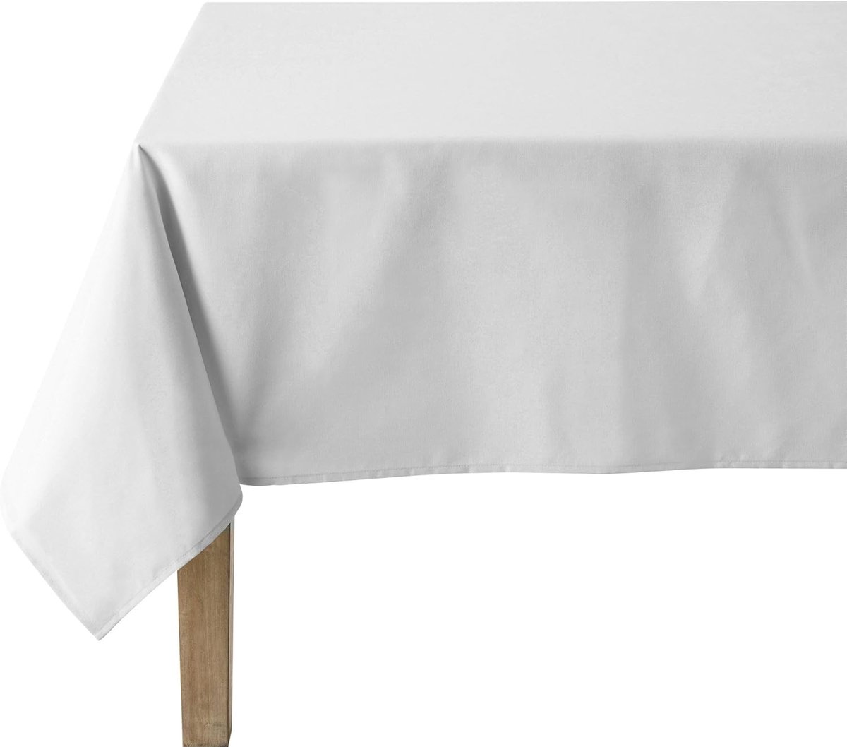 Rond Tafelkleed - Tafelbedekking - Eettafel Decoratie - 100% Katoen - 180 cm Diameter - Wit