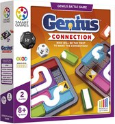 SmartGames - Genius Connection - breinbreker voor 2 spelers of solospel - snel en strategisch puzzelspel