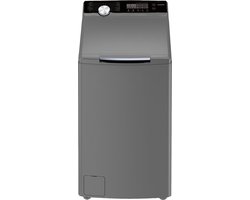 Heinner HWM-TL8013IVKSA++ Bovenlader Wasmachine 8 kg – 1300 tpm – Inverter Motor – Energieklasse A – 15 Programma’s met Trommelreiniging – Kinderslot – Zilver – 5 Jaar Garantie