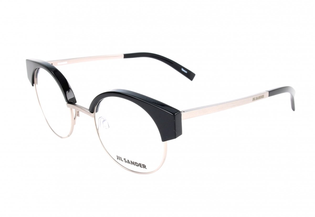 Jil Sander J2006 Black 48/21/140 UNISEX Brilmonturen