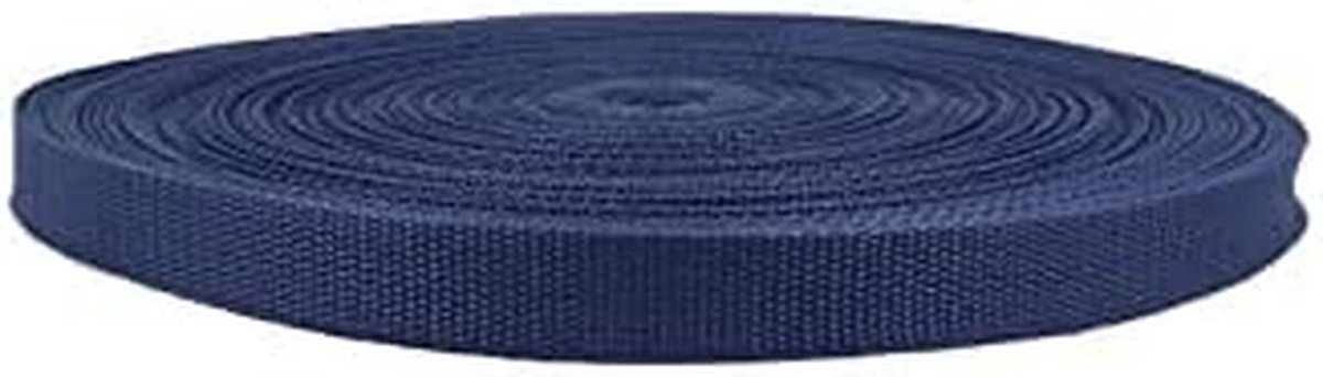 Tasband Polypropyleen - Gordel Riem Band - Tassen Maken - Duurzaam Materiaal - 5 Meter 30mm - Donkerblauw