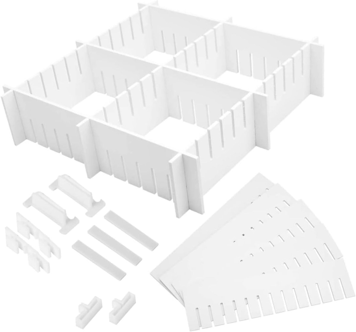 34-delige Ladeverdeler 47x9cm - Verstelbare Organizer voor Kleding