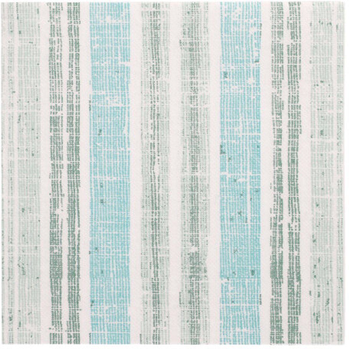 5x 50 Servetten ROYAL Collection 1/4 vouw 40 cm x 40 cm donkergroen Stripes