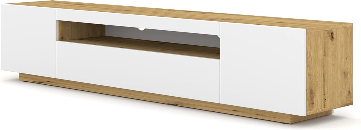 Lowboard TV Kast - Universeel Dressoir - Woonkamer Meubel - Hangend of Staand - 200 cm Breed