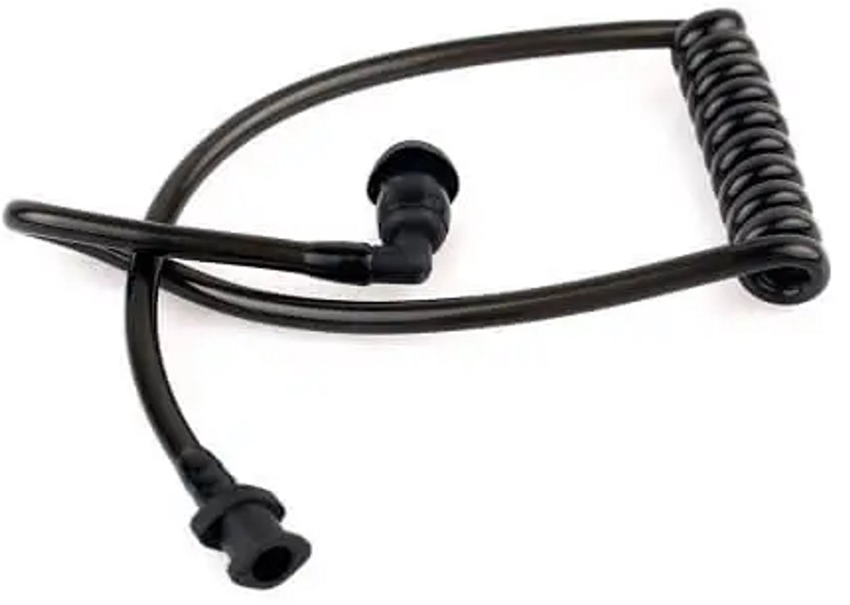 DerComms - Zwarte Eartube voor Portofoon Headset