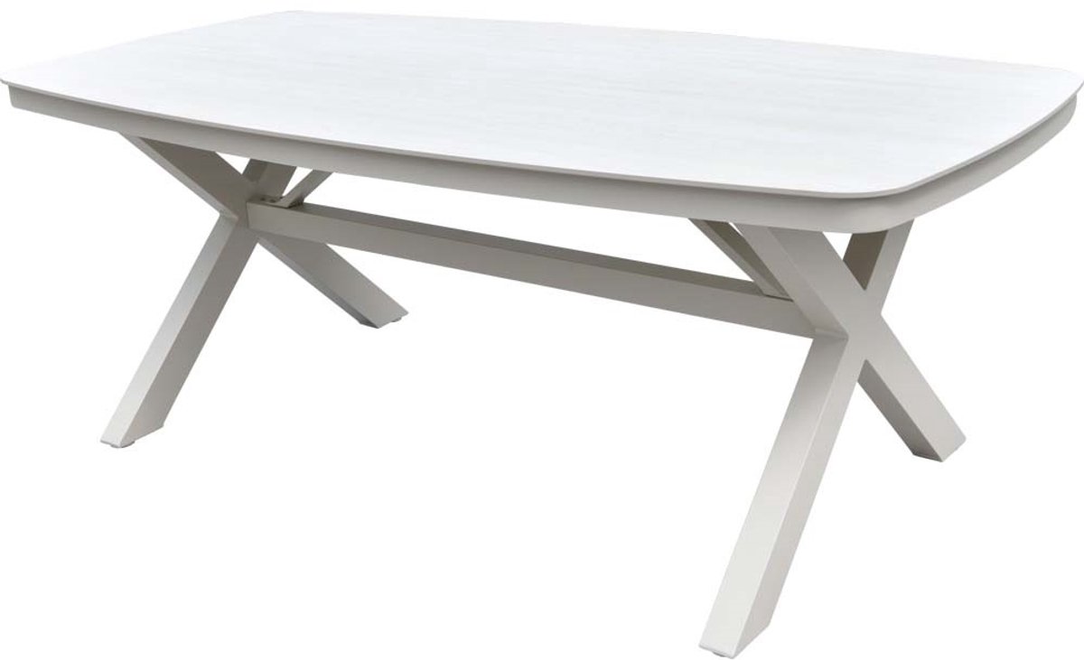 Lesli Living - Tuintafel Davos - Beige - 200x100cm