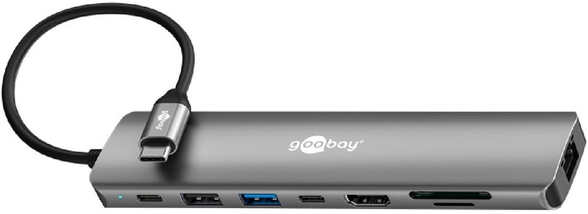 USB-C™ Hub met HDMI en RJ45 – 5 Gbit/s - 8 Poorten