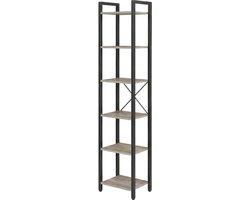VASAGLE - Boekenkast - Met 6 Niveaus - Open Planken - Voor Kantoor Woonkamer Slaapkamer Keuken