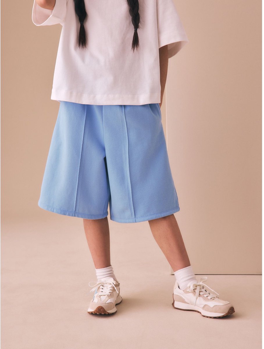 Next - Meisjes - Oversized short - Blauw