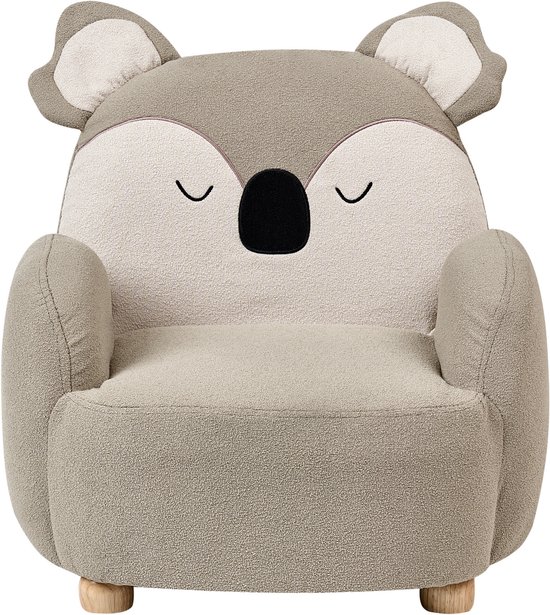 BELIANI HERVIK - Kinderfauteuil - Taupe - Polyester van Merkloos — afbeelding 2