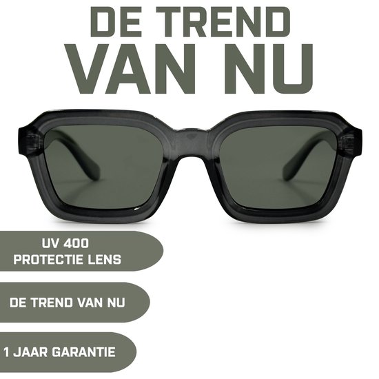 DUTCH'D® - Zonnebril - Gepolariseerd - Dames - Heren - Grijs - Met Case - Festival - Auto - UV400 - CAD3 van Merkloos — afbeelding 2