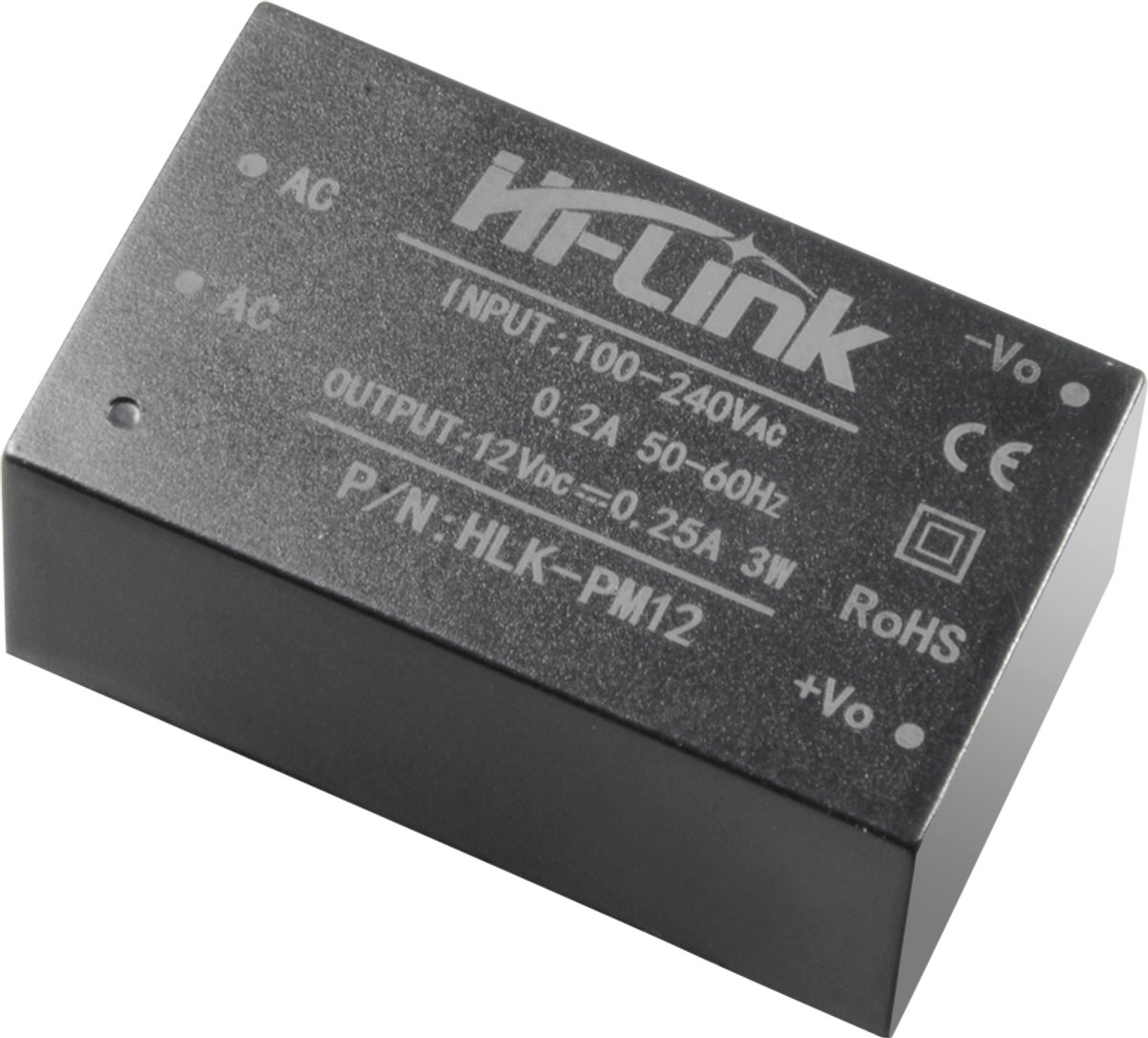 WL4 PA-12-0250 12V/250mA universele micro voeding blok 230VAC - 12VDC