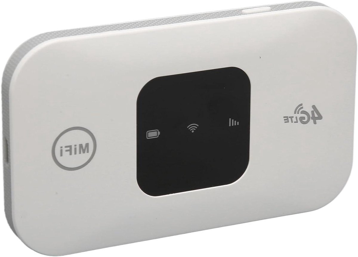 4G Wifi Router, MF800-EU Car Mobile Hotspot Portable 4G LTE Modem Router with Sim Card Slot, Support for 10 Devices, Wireless LTE Router with LED Screen Display and
