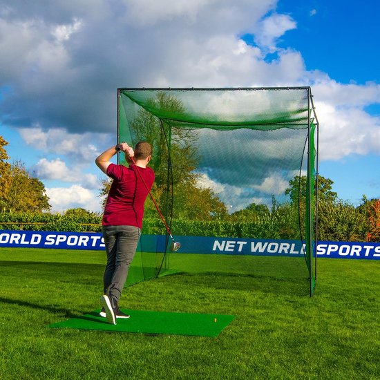 Golfkooi Net - Vervangend Net - Golf Training - Knooploos Touw - 300x300x300 cm - Groen — afbeelding 2