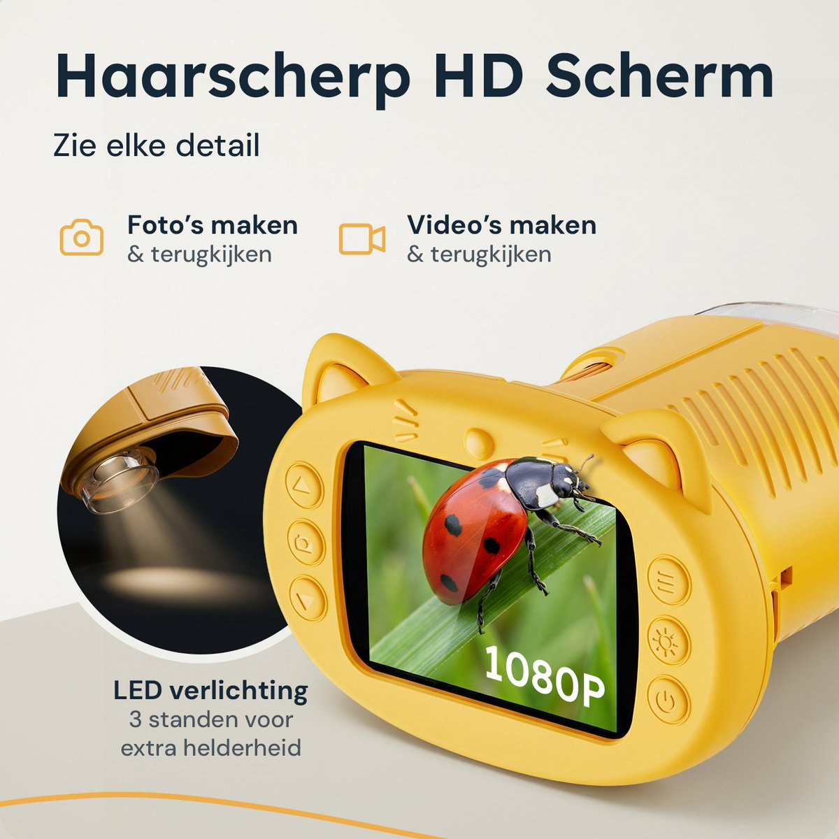 Tidy Tom® Kindermicroscoop - Microscoop - Incl. SD kaart - 1000x Zoom - STEM speelgoed — afbeelding 8