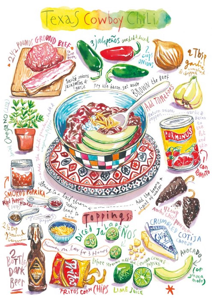 Magnolia legpuzzel Texas Cowboy Chili - 1000 stukjes puzzelplezier.