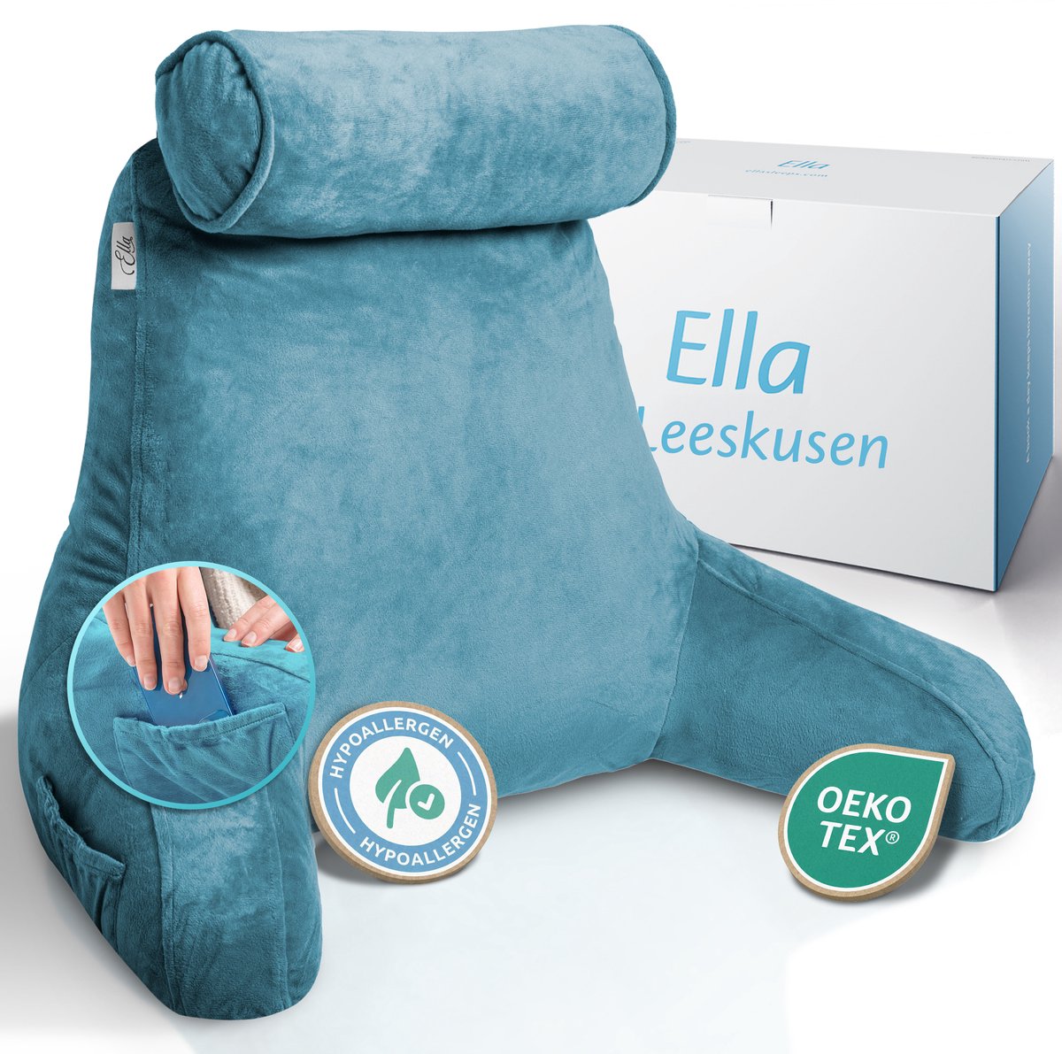 Ella XL Memory Foam Leeskussen