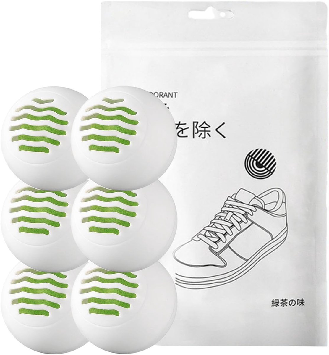 Geurbal Schoen - Geur Absorber - Schoenen Verfrissen - Herbruikbaar Eco Ontwerp - 6 Stuks - Ananas